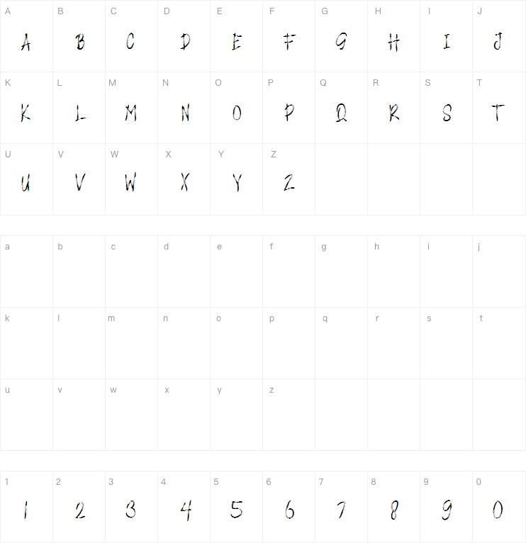 LOCK DOWN字体