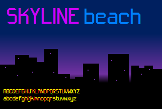 Skyline Beach NBP字体 3