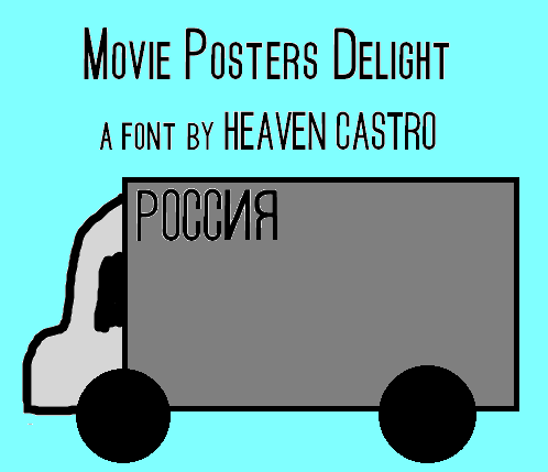 Movie Posters Delight字体 2