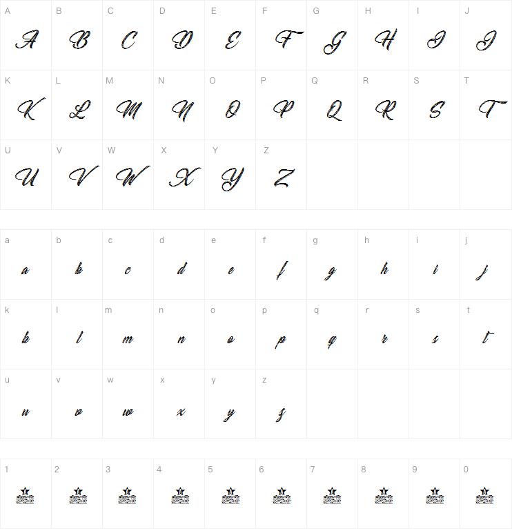 Santeria字体