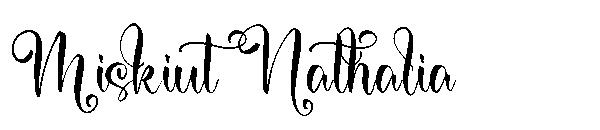 Miskiut Nathalia字体