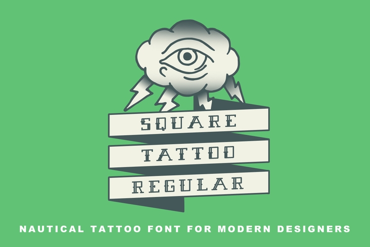 Square Tattoo Demo字体 6