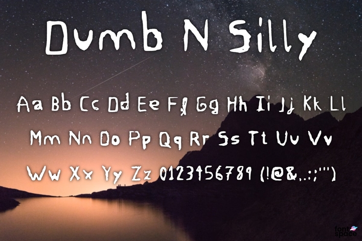 dumb n\' silly字体 1