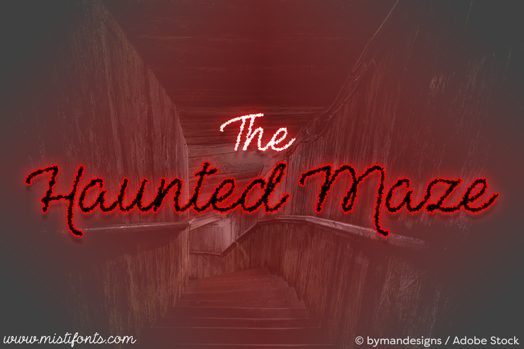 The Haunted Maze字体 1