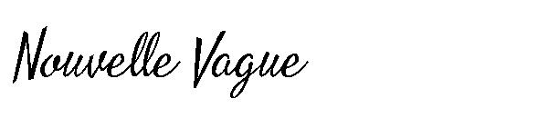 Nouvelle Vague字体