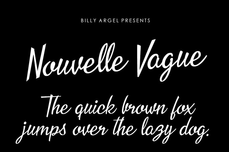 Nouvelle Vague字体 1