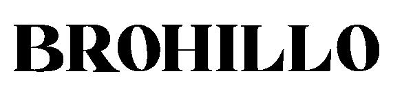 BROHILLO字体