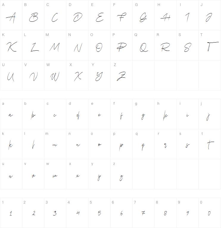 Ariel Script字体