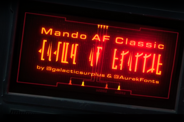 Mando AF Classic字体 1