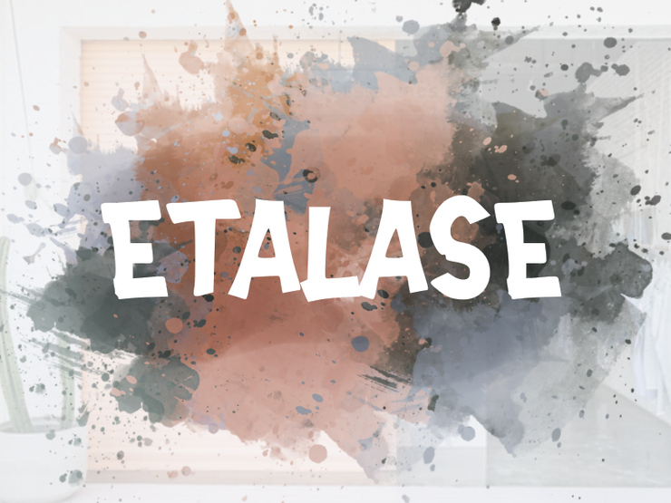 e Etalase字体 1