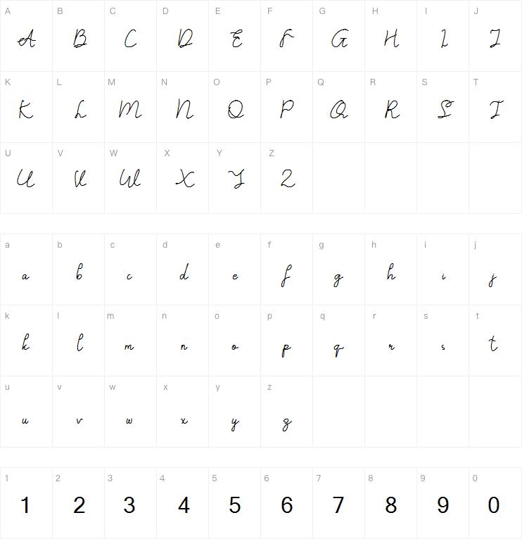 Catherina字体