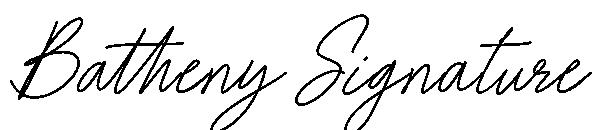 Batheny Signature