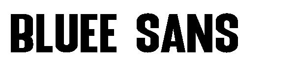 Blue字体e Sans字体