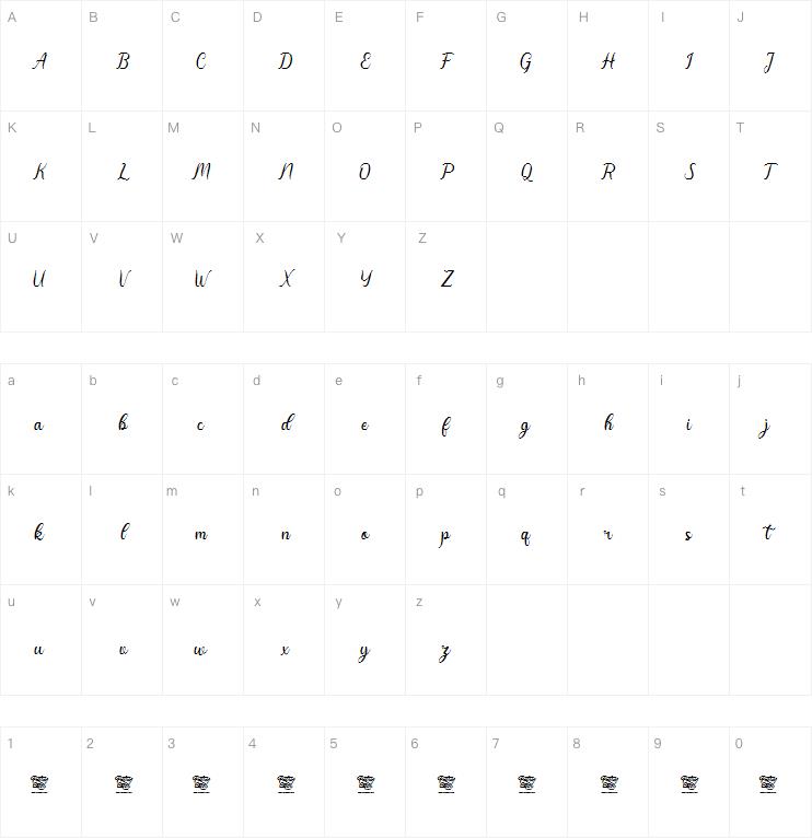 Romantic Dates字体