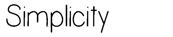 Simplicity字体