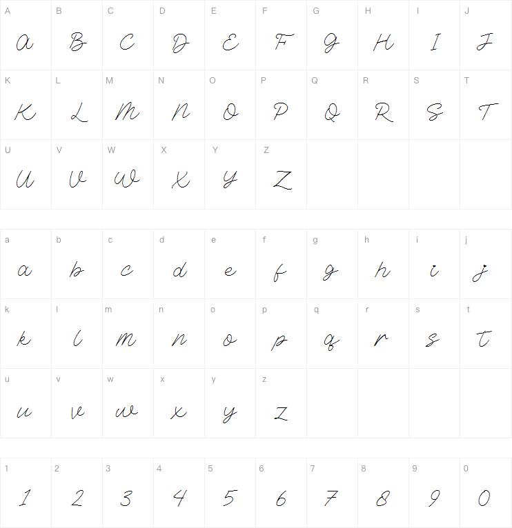 Marnilla Signature字体