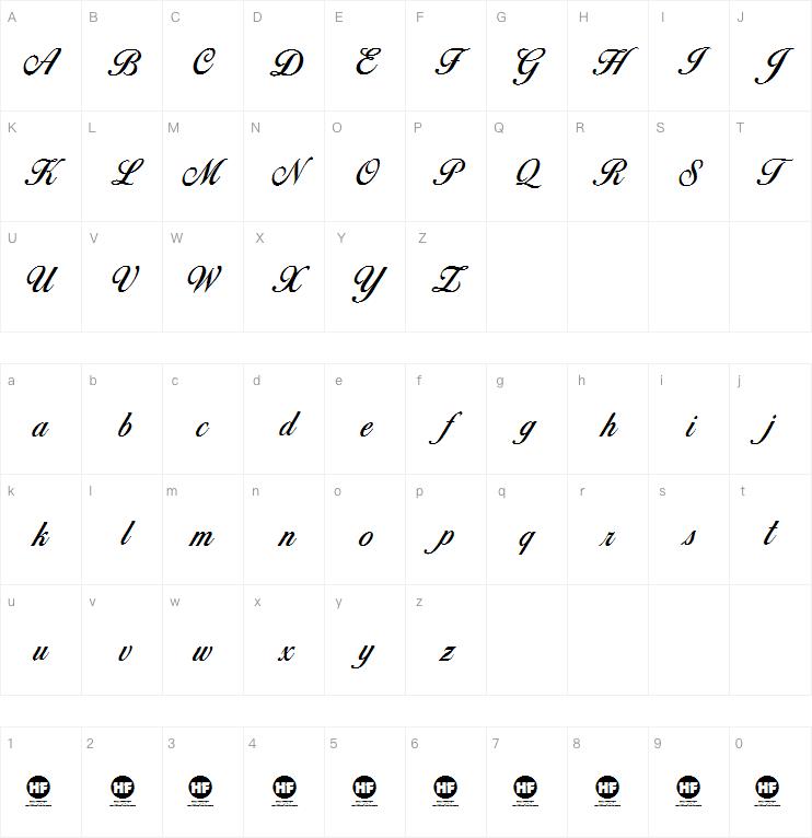 Birds of Paradise字体