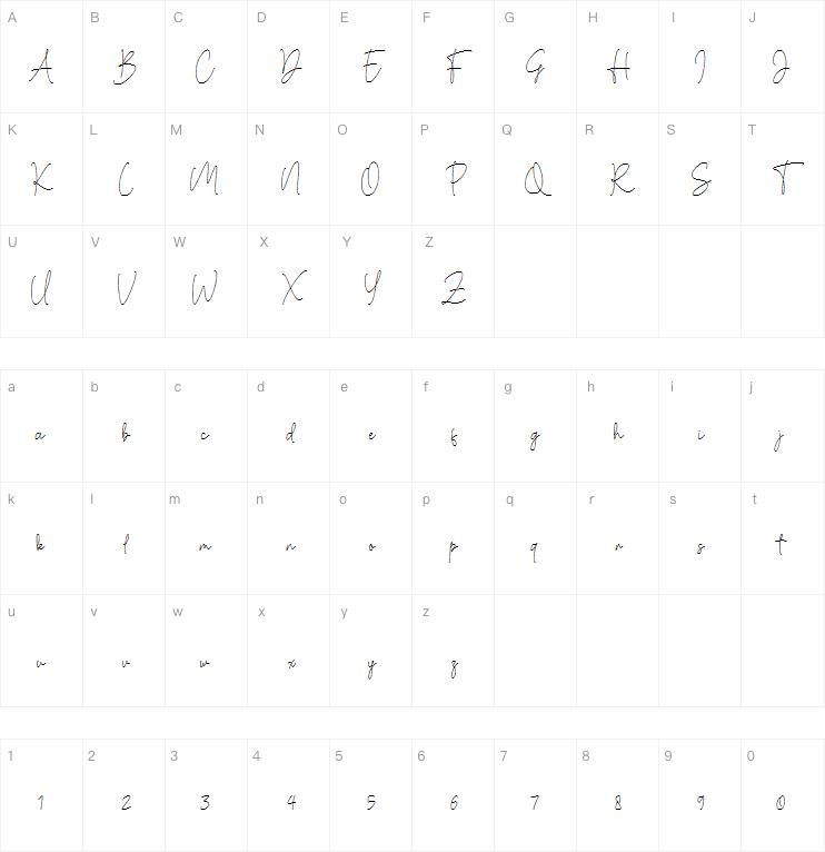 Cassual Signature字体