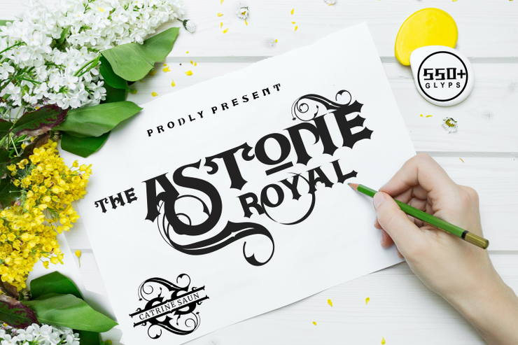 ASTONE ROYAL字体 1