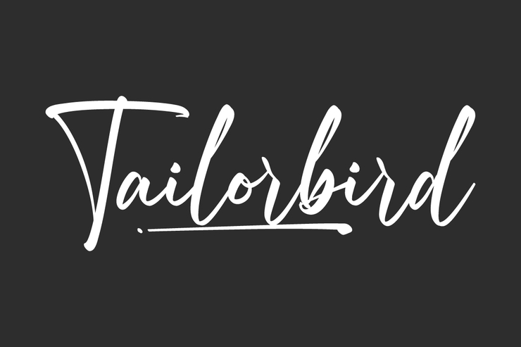 Tailorbird字体 1