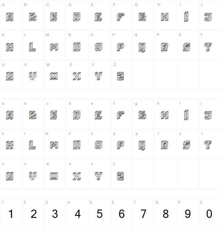 xraymond字体