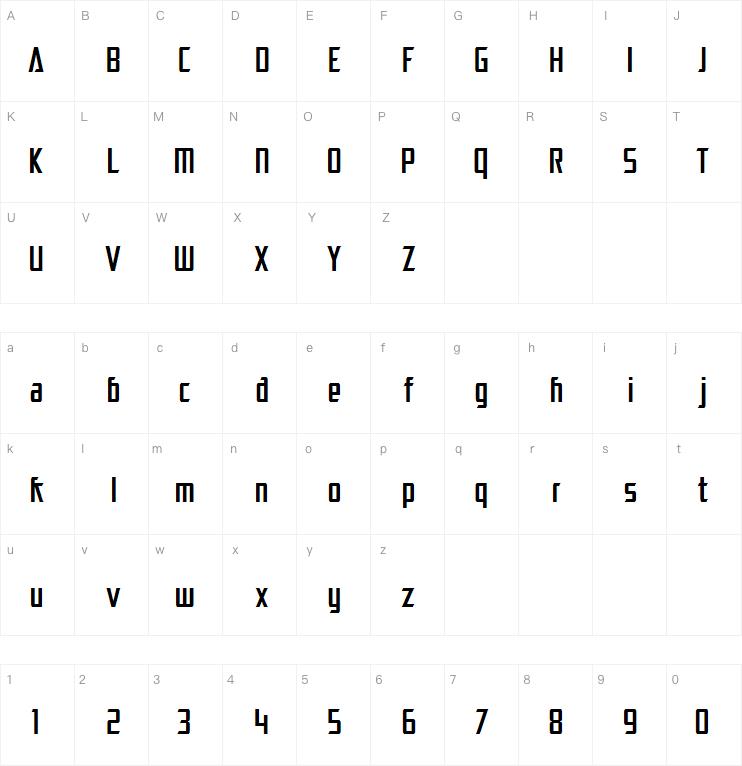 SF Electrotome字体