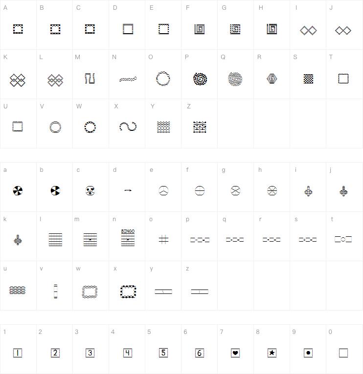 KG Build A Game字体