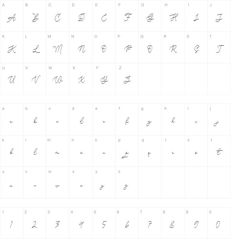 Heart Connected - Melody Sunday字体