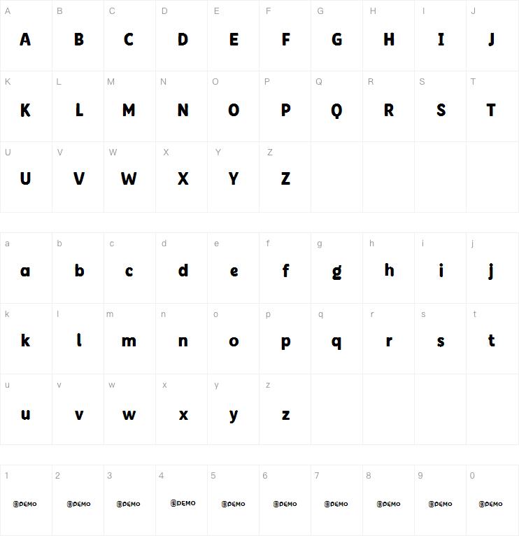 Notably Absent字体