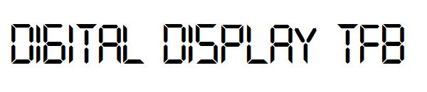 digital display tfb字体