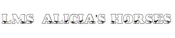 LMS Alicia\’s Horses字体