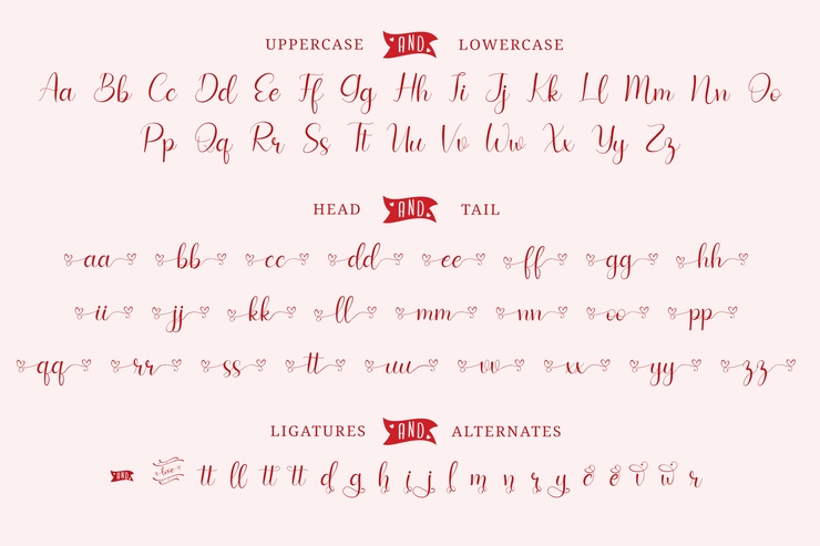 Hello Love字体 4