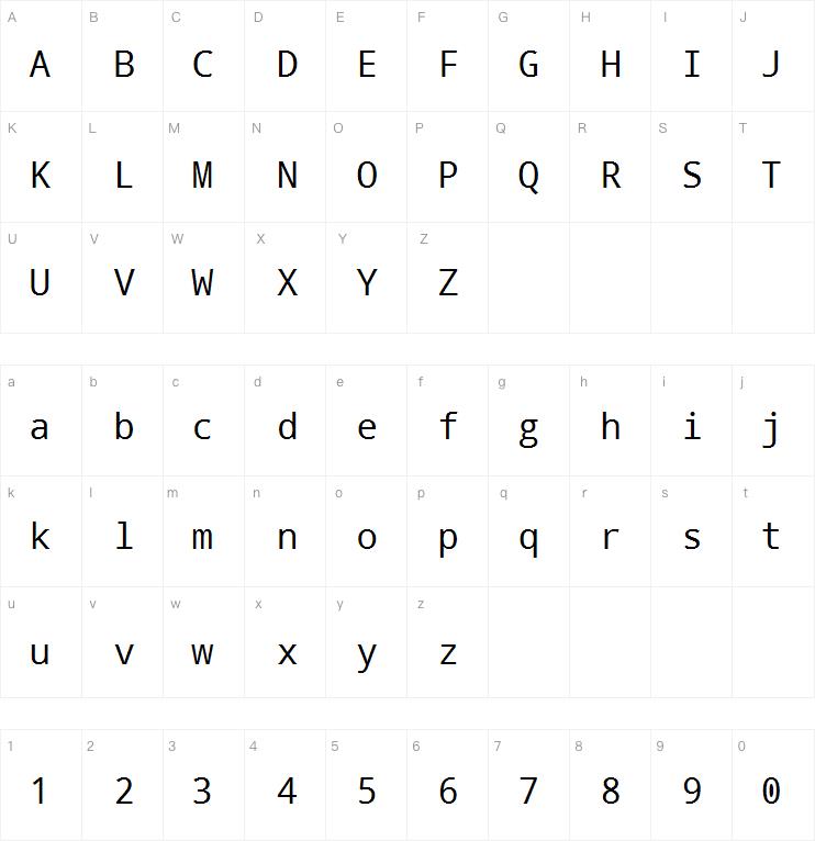 Natural Mono字体