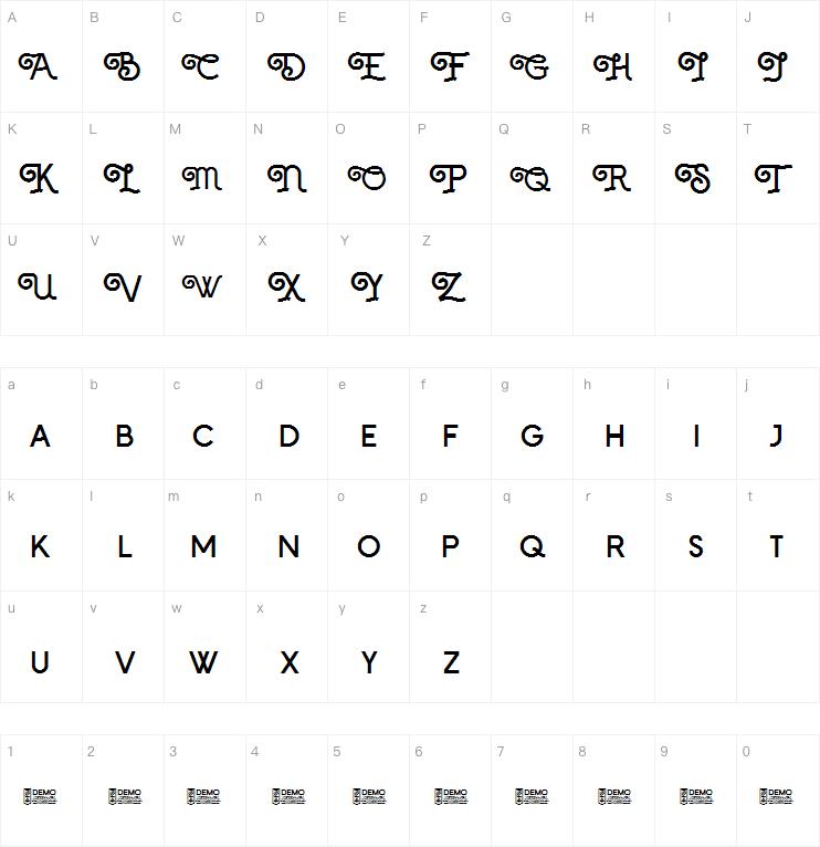 Zilap Nature字体