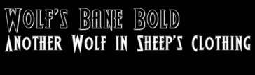 Wolf\'s Bane II字体 4