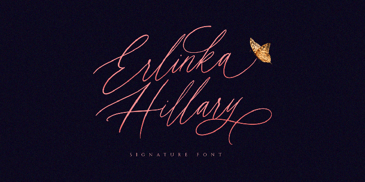 Erlinka Hillary字体 1