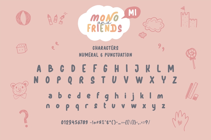 mono and friends do字体 1