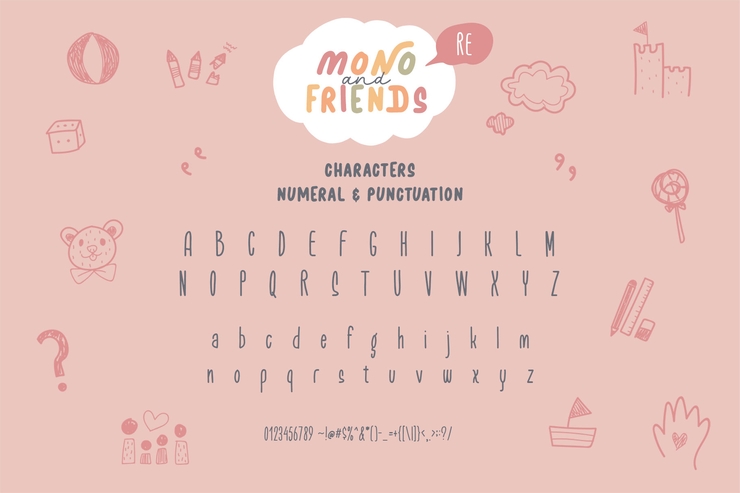 mono and friends do字体 6