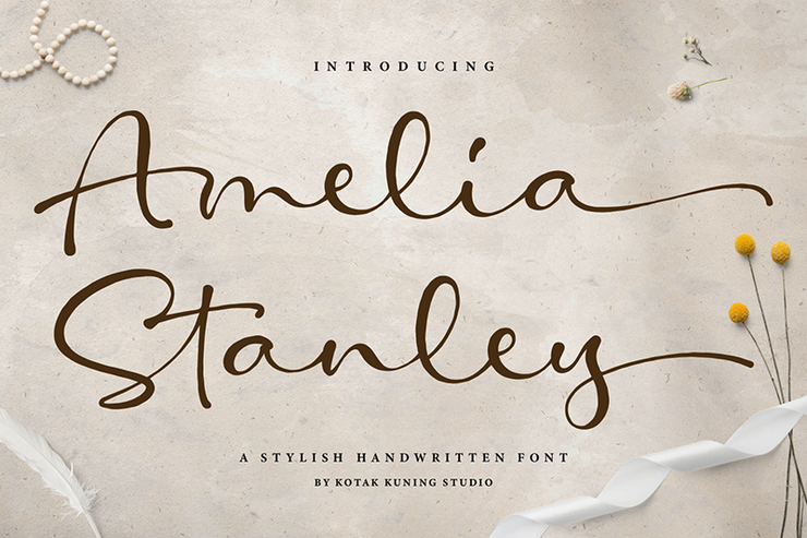 Amelia Stanley字体 1