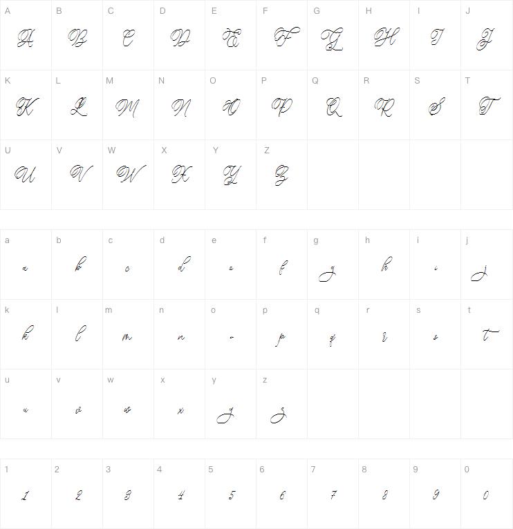 Hello Madelyne字体