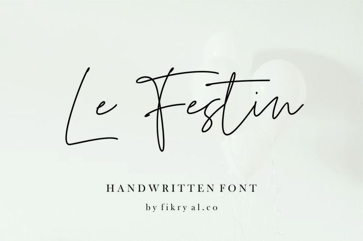 Le Festin字体 1