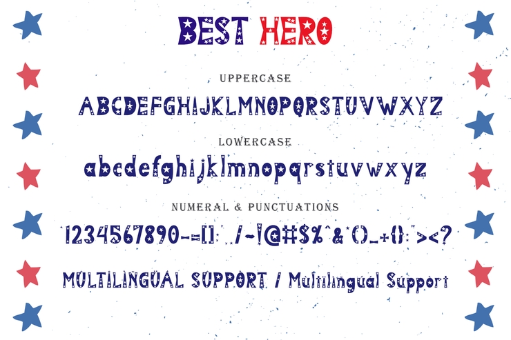 BEST HERO字体 4