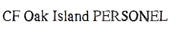 CF Oak Island PERSONEL字体