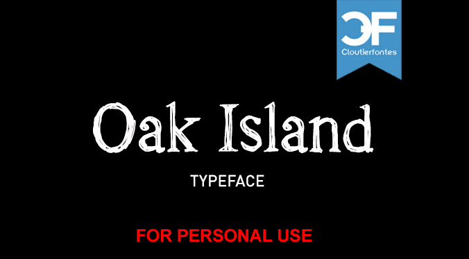 CF Oak Island PERSONEL字体 1