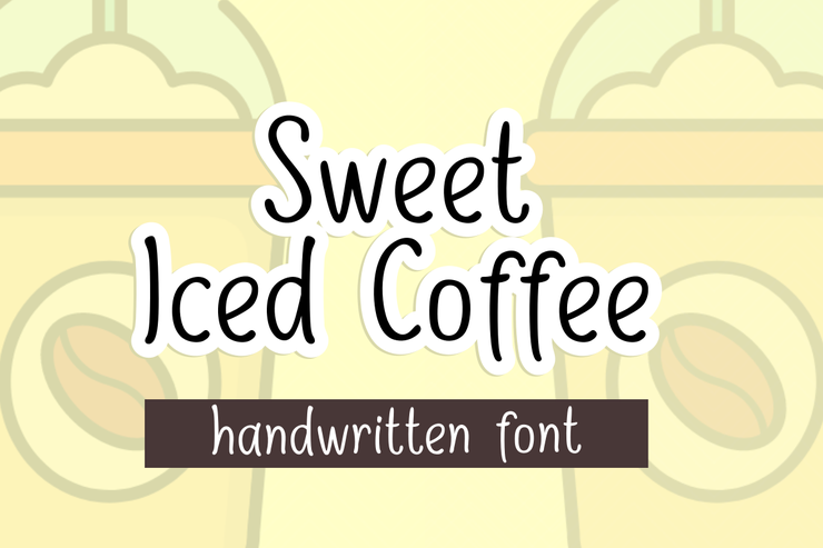 Sweet Iced Coffee字体 5