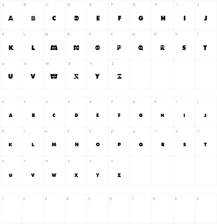 Monsters Inc字体