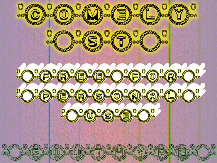 Comely St字体 1