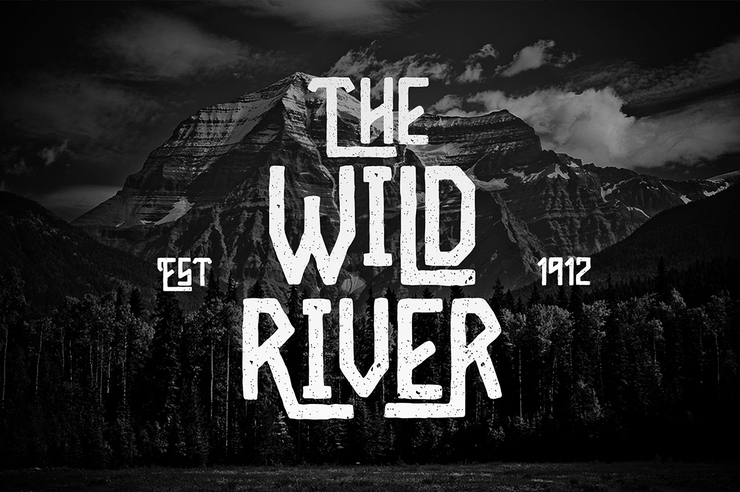 Wild River字体 7