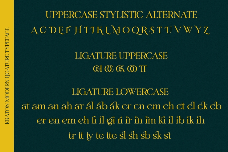 Kraton字体 5