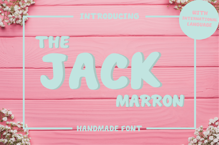 THE JACK MARRON字体 1